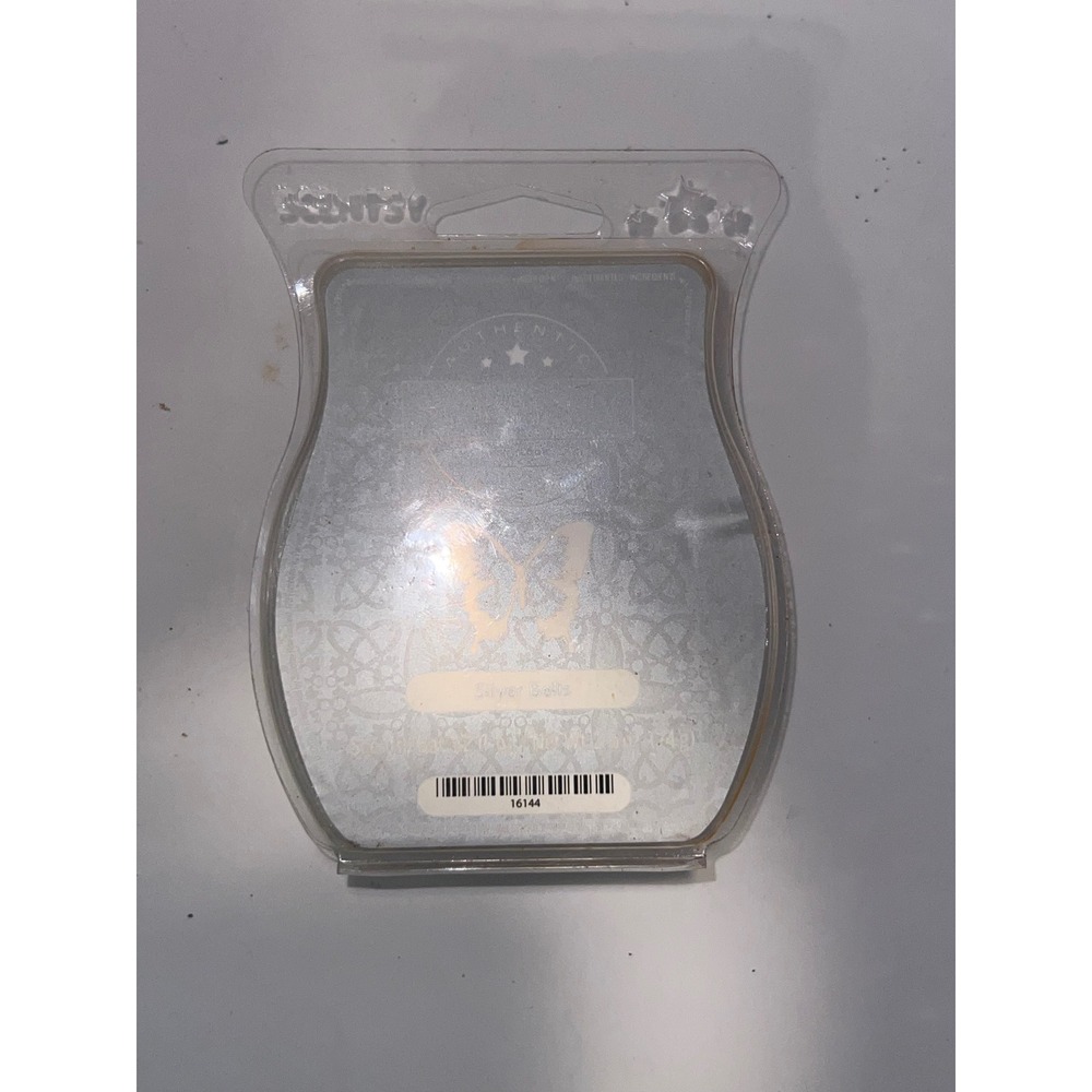 Scentsy Bar Silver Bells Fragrance Wax Melt 8 Cubes 3.2 floz 16144 Holiday Scent